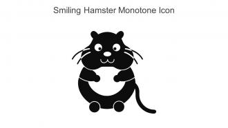 Smiling Hamster Monotone Icon In Powerpoint Pptx Png And Editable Eps Format