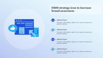 SMM Strategy Icon To Increase Brand Awareness