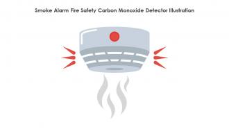 Smoke Alarm Fire Safety Carbon Monoxide Detector Illustration