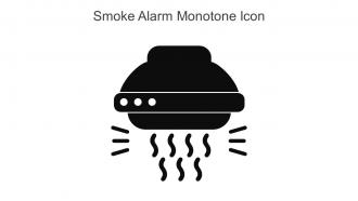 Smoke Alarm Monotone Icon In Powerpoint Pptx Png And Editable Eps Format