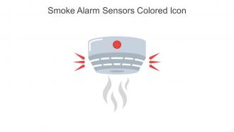 Smoke Alarm Sensors Colored Icon In Powerpoint Pptx Png And Editable Eps Format