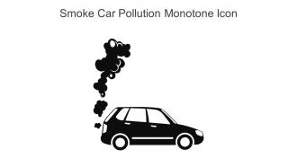 Smoke Car Pollution Monotone Icon In Powerpoint Pptx Png And Editable Eps Format