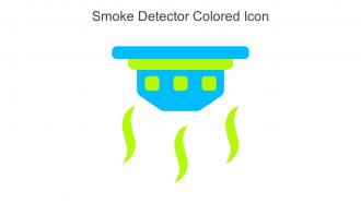 Smoke Detector Colored Icon In Powerpoint Pptx Png And Editable Eps Format