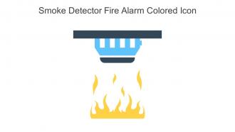 Smoke Detector Fire Alarm Colored Icon In Powerpoint Pptx Png And Editable Eps Format