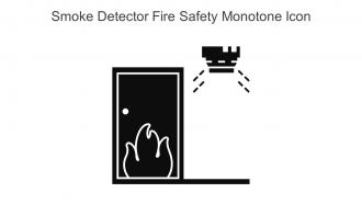 Smoke Detector Fire Safety Monotone Icon In Powerpoint Pptx Png And Editable Eps Format