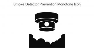 Smoke Detector Prevention Monotone Icon In Powerpoint Pptx Png And Editable Eps Format