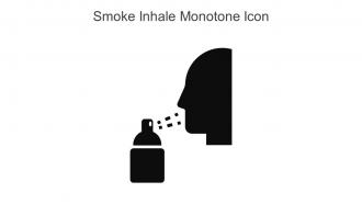 Smoke Inhale Monotone Icon In Powerpoint Pptx Png And Editable Eps Format