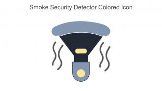 Smoke Security Detector Colored Icon In Powerpoint Pptx Png And Editable Eps Format
