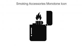 Smoking Accessories Monotone Icon In Powerpoint Pptx Png And Editable Eps Format