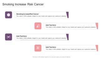 Smoking Increase Risk Cancer In Powerpoint And Google Slides Cpb