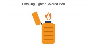 Smoking Lighter Colored Icon In Powerpoint Pptx Png And Editable Eps Format