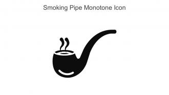Smoking Pipe Monotone Icon In Powerpoint Pptx Png And Editable Eps Format