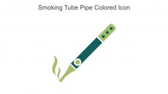 Smoking Tube Pipe Colored Icon In Powerpoint Pptx Png And Editable Eps Format