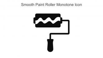 Smooth Paint Roller Monotone Icon In Powerpoint Pptx Png And Editable Eps Format