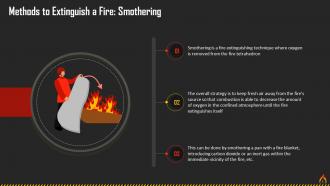 Smothering As A Method To Extinguish Fires Training Ppt