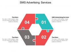 Sms advertising services ppt powerpoint presentation icon templates cpb