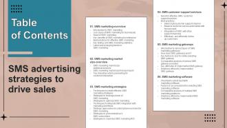 SMS Advertising Strategies To Drive Sales Powerpoint Presentation Slides MKT CD V Image Visual