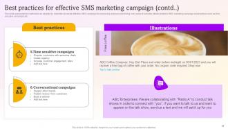 SMS Marketing Campaigns To Drive Customer Engagement Powerpoint Presentation Slides MKT CD V Informative Visual