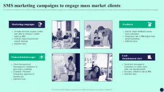 SMS Marketing Campaigns To Engage Mass Market Detailed Guide To Mass Marketing MKT SS V