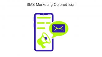 SMS Marketing Colored Icon In Powerpoint Pptx Png And Editable Eps Format
