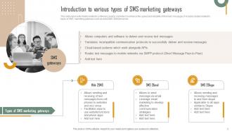 SMS Marketing Gateway Powerpoint Ppt Template Bundles DK MD Appealing Engaging