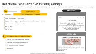 SMS Marketing Services For Boosting Brand Awareness Powerpoint Presentation Slides MKT CD V Multipurpose Template