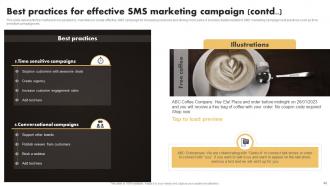 SMS Marketing Techniques To Build Brand Credibility Powerpoint Presentation Slides MKT CD V Editable Analytical