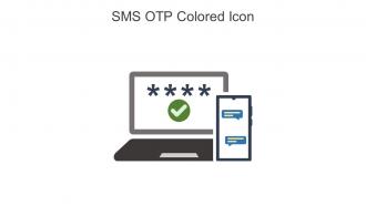 SMS OTP Colored Icon In Powerpoint Pptx Png And Editable Eps Format