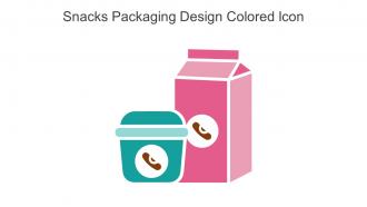 Snacks Packaging Design Colored Icon In Powerpoint Pptx Png And Editable Eps Format