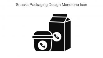 Snacks Packaging Design Monotone Icon In Powerpoint Pptx Png And Editable Eps Format
