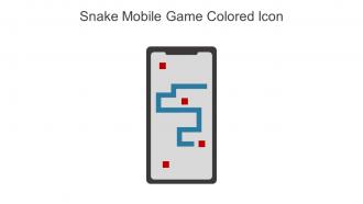 Snake Mobile Game Colored Icon In Powerpoint Pptx Png And Editable Eps Format