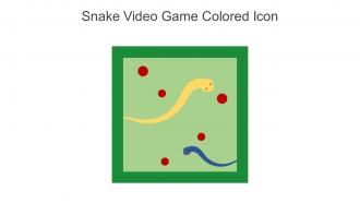 Snake Video Game Colored Icon In Powerpoint Pptx Png And Editable Eps Format