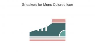 Sneakers For Mens Colored Icon In Powerpoint Pptx Png And Editable Eps Format