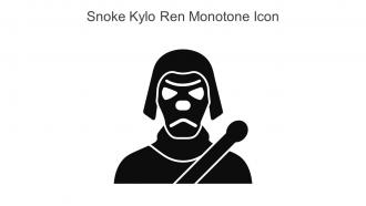 Snoke Kylo Ren Monotone Icon In Powerpoint Pptx Png And Editable Eps Format