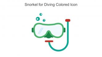Snorkel For Diving Colored Icon In Powerpoint Pptx Png And Editable Eps Format