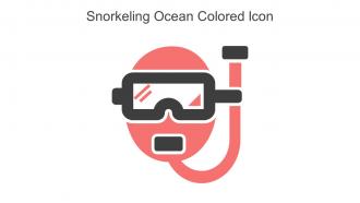 Snorkeling Ocean Colored Icon In Powerpoint Pptx Png And Editable Eps Format