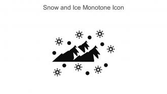 Snow And Ice Monotone Icon In Powerpoint Pptx Png And Editable Eps Format