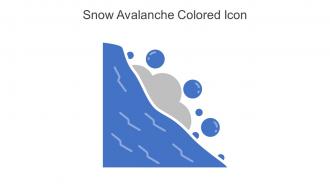 Snow Avalanche Colored Icon In Powerpoint Pptx Png And Editable Eps Format