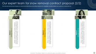 Snow Blowing Facilities Contract Our Expert Team For Snow Removal Contract Proposal