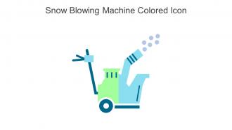 Snow Blowing Machine Colored Icon In Powerpoint Pptx Png And Editable Eps Format