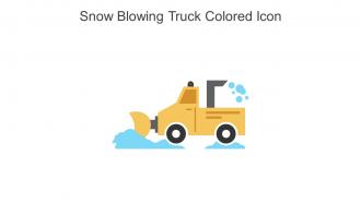 Snow Blowing Truck Colored Icon In Powerpoint Pptx Png And Editable Eps Format