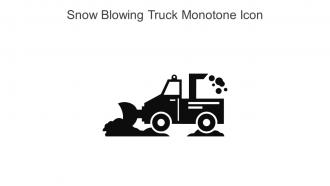 Snow Blowing Truck Monotone Icon In Powerpoint Pptx Png And Editable Eps Format