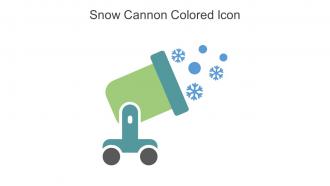 Snow Cannon Colored Icon In Powerpoint Pptx Png And Editable Eps Format