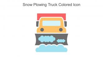 Snow Plowing Truck Colored Icon In Powerpoint Pptx Png And Editable Eps Format