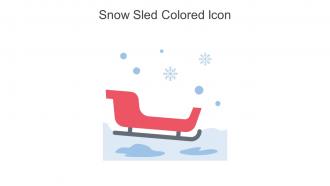 Snow Sled Colored Icon In Powerpoint Pptx Png And Editable Eps Format