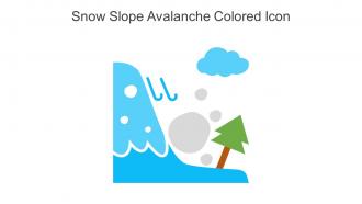 Snow Slope Avalanche Colored Icon In Powerpoint Pptx Png And Editable Eps Format