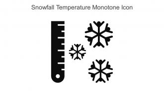 Snowfall Temperature Monotone Icon In Powerpoint Pptx Png And Editable Eps Format