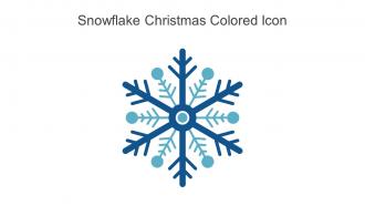 Snowflake Christmas Colored Icon In Powerpoint Pptx Png And Editable Eps Format