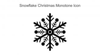 Snowflake Christmas Monotone Icon In Powerpoint Pptx Png And Editable Eps Format