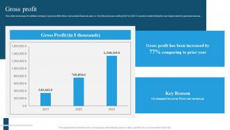 Snowflake Company Profile Gross Profit Ppt Elements CP SS
